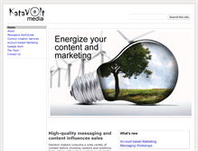 Tablet Screenshot of katavoltmedia.com